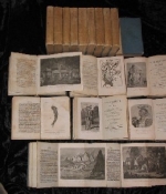 18 Bände. Taschenbuch der Reisen, oder unterhaltende Darstellung der Entdeckungen des 18ten Jahrhunderts, in Rücksicht der Länder - Menschen - und Productenkunde.