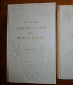 Alte Ansichten aus Württemberg. 2 Bände. Textteil und Katalog.