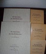 Die Ammoniten des Schwäbischen Jura. 3 Teile in 2 Textbänden und 2 Atlasbänden. (Vollständig).