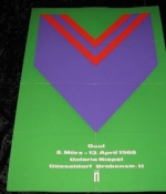 Gaul. 8. März - 13. August 1968. Galerie Niepel. Düsseldorf Grabenstr. 11