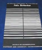 Felix Schlenker. Reliefbilder. 15. September bis 14. Oktober 1965.