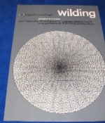 (op) art galerie. Ausstellung 8. Wilding. Gewebe aus Linien vom 11. Dezember 65 bis 6. Januar 66.