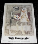 Willi Baumeister. 1889-1955. Dessins et Serigraphies.18 janvier - 24 fevrier 1975.