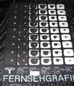 Fernsehgrafik. Zweites Deutsches Fernsehen. Ausstellung über Grafik-Trick-Fotografie. 28. August bis 26. September 1965.