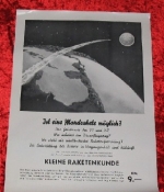Ist eine Mondrakete möglich. Das Geheimnis der V1 und V2. Wie arbeitet ein Düsenflugzeug? Wo steht die ausländische Raketenforschung? Die Entwicklung der Rakete in Vergangenheit und Zukunft.