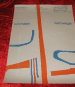 (op) art galerie ausstellung 9. O. H. Hajek. Farbwege.