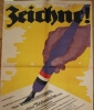 Plakat. Zeichne! 5 Prozent Deutsche Reichsanleihe Stücke. Original-Lithographie.