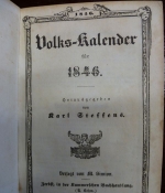 Volks-Kalender für 1846. (Volkskalender).