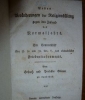 Über Veränderungen der Religionsausübung gegen den Zustand des Normaljahrs.