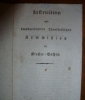 Instruction der neuangeordneten Churfürstlichen Kommißion in Kloster-Sachen.