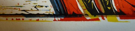 Picasso-Linogravures-Farbspuren